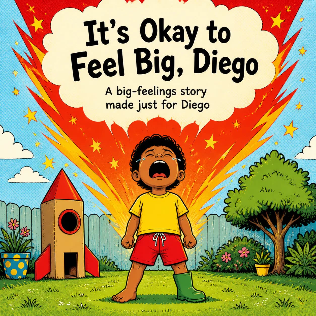 Personalized book cover for It's Okay to Feel Big