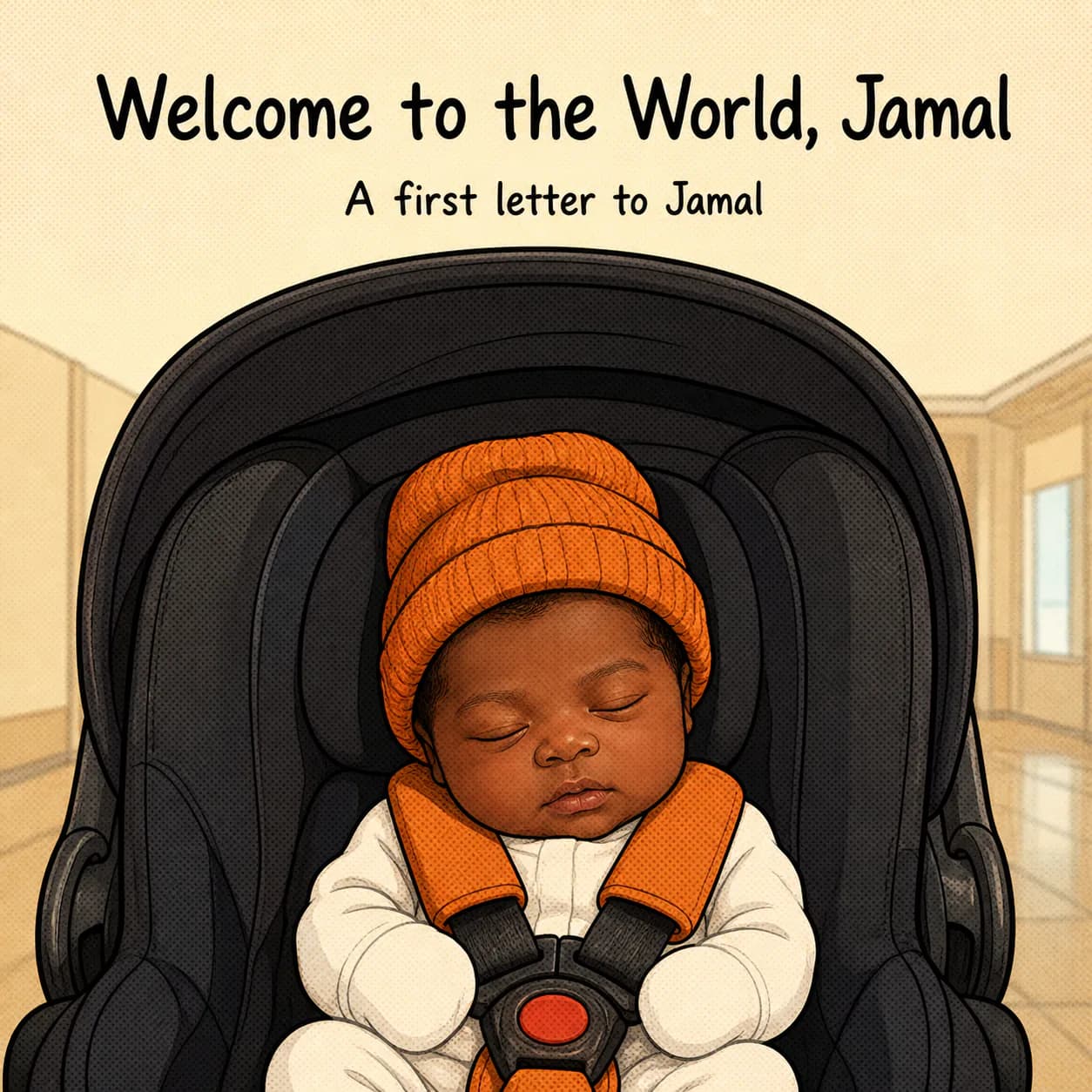 Personalized book cover for Welcome to the World