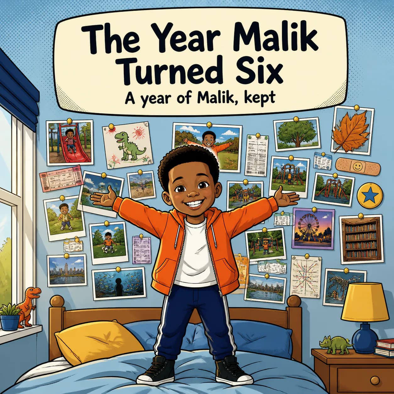 Personalized book cover for The Year You Turned [Age]
