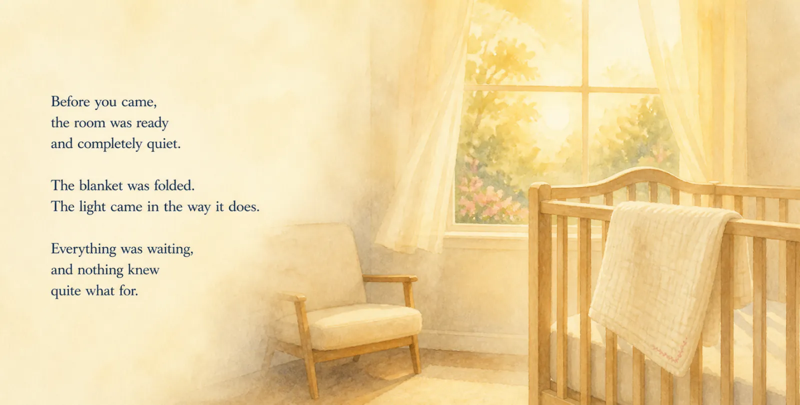 Personalized storybook inside spread 1 from Welcome to the World, Noor
