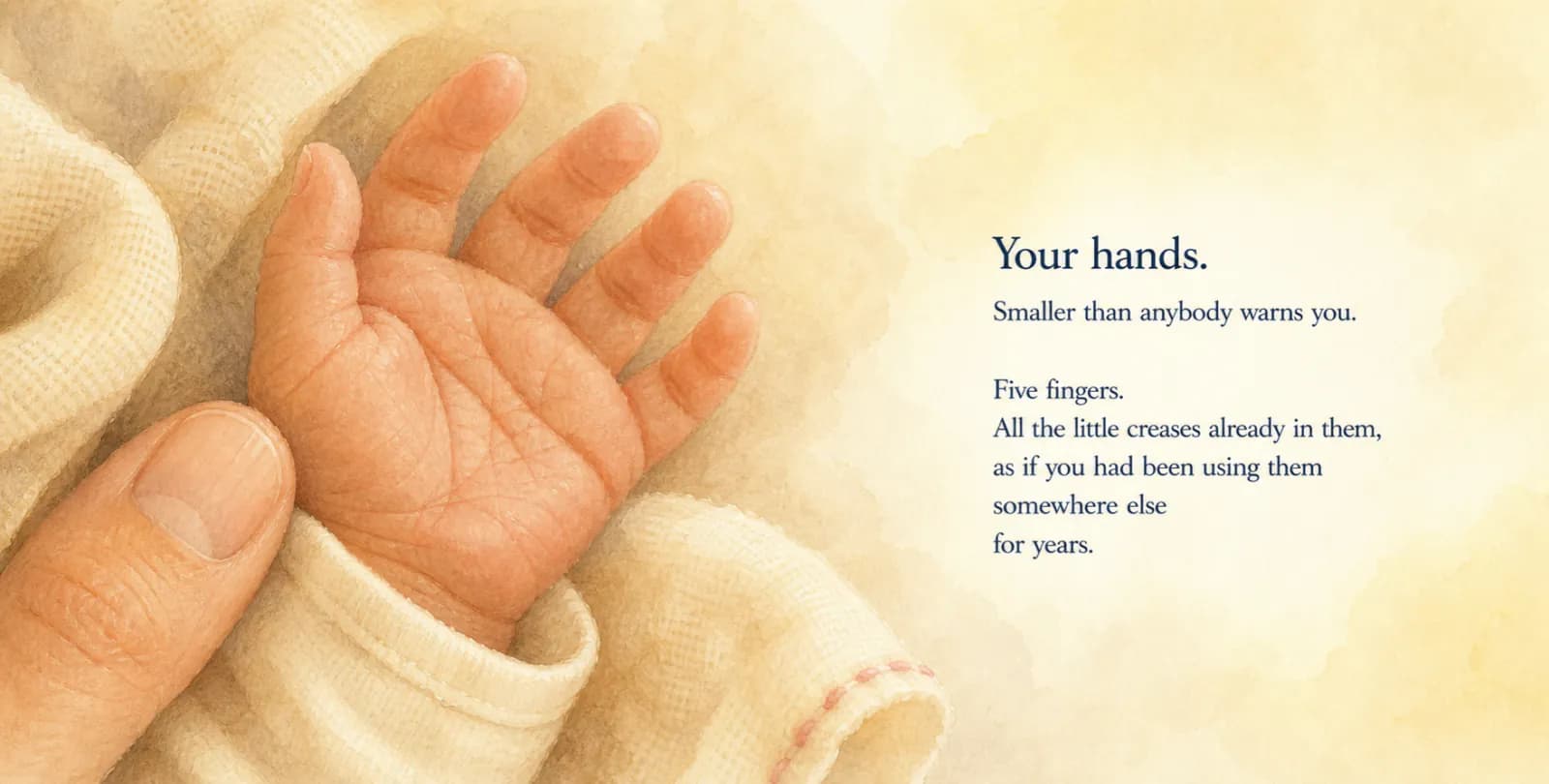 Personalized storybook inside spread 4 from Welcome to the World, Noor